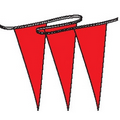 110' Style Setter Triangle Panels Poly Pennant String